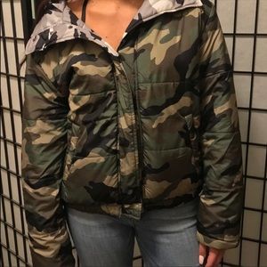 Forever 21 camouflage Coat